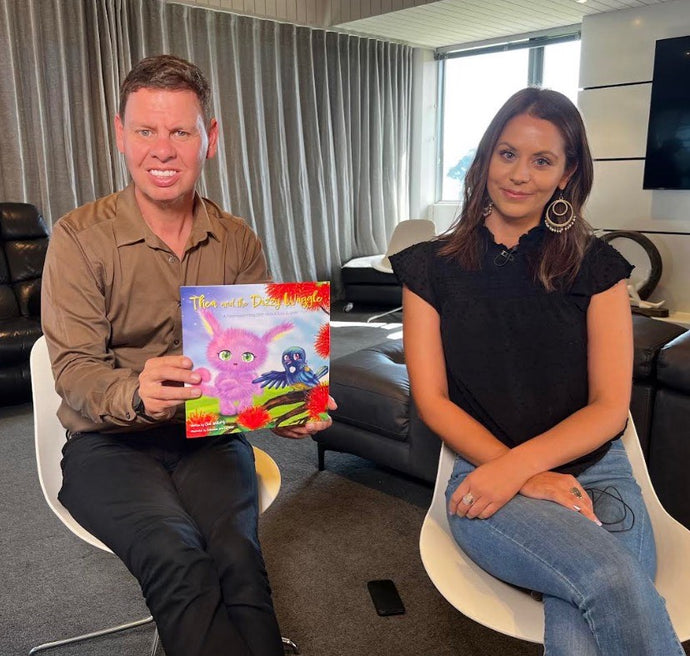 A recent interview for TV3's The Project about our kids' book on grief
