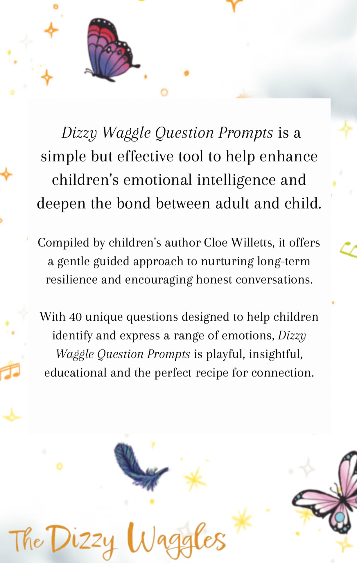 Dizzy Waggle Question Prompts: a digital resource for developing emotional literacy.